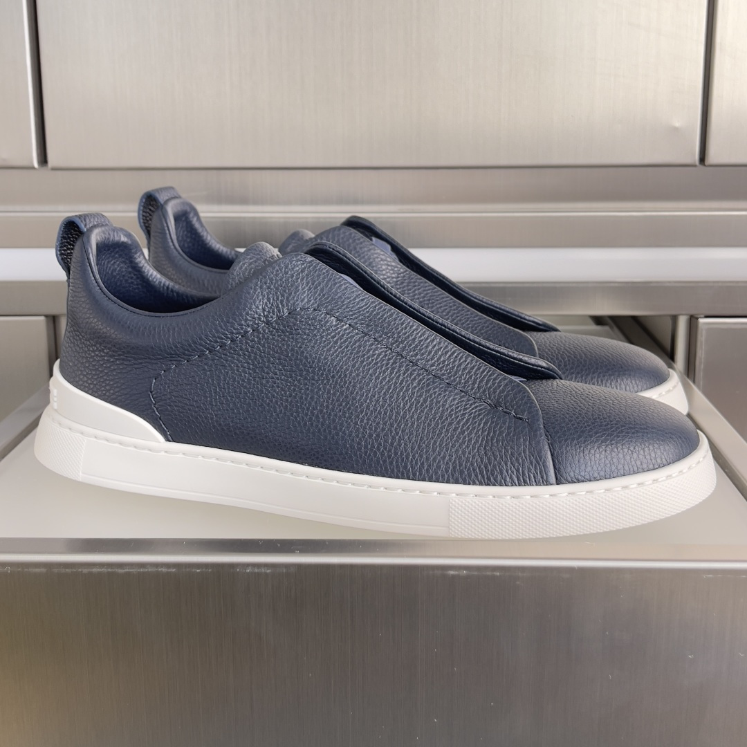Ermenegildo Zegna ZEGNA 杰尼亚 Triple Stitch™ SECONDSKIN系列 男士 休闲 运动鞋 滑板鞋 小白鞋
