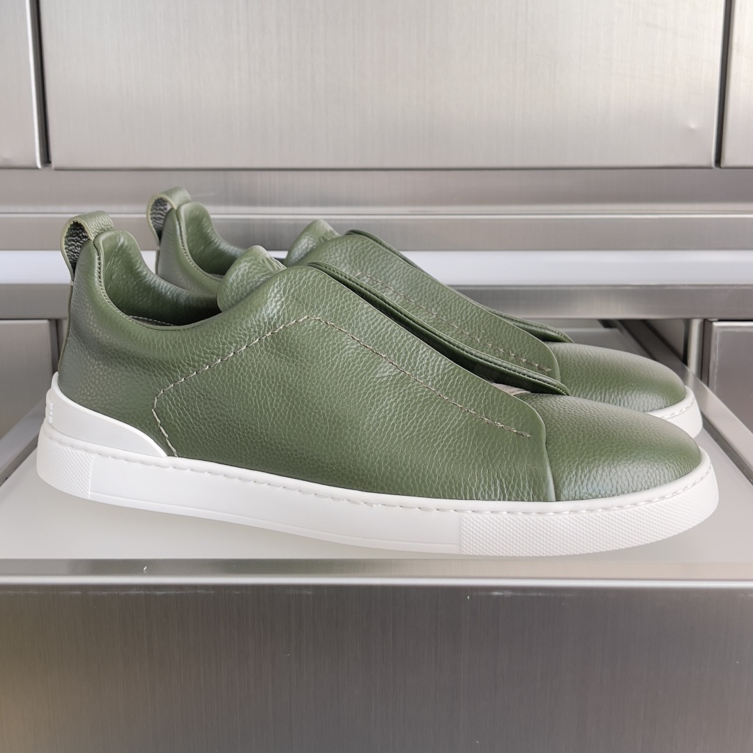 Ermenegildo Zegna ZEGNA 杰尼亚 Triple Stitch™ SECONDSKIN系列 男士 休闲 运动鞋 滑板鞋 小白鞋