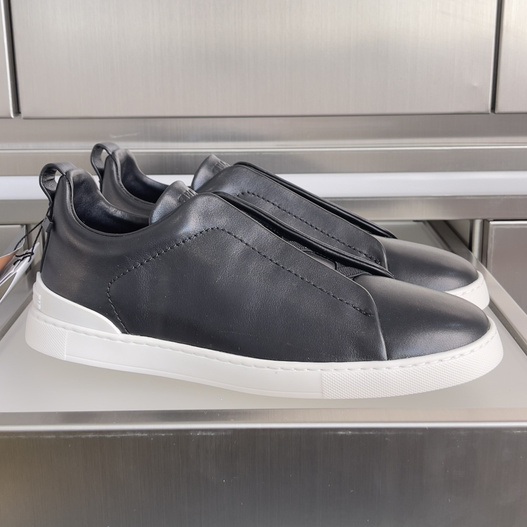 Ermenegildo Zegna ZEGNA 杰尼亚 Triple Stitch™ SECONDSKIN系列 男士 休闲 运动鞋 滑板鞋 小白鞋