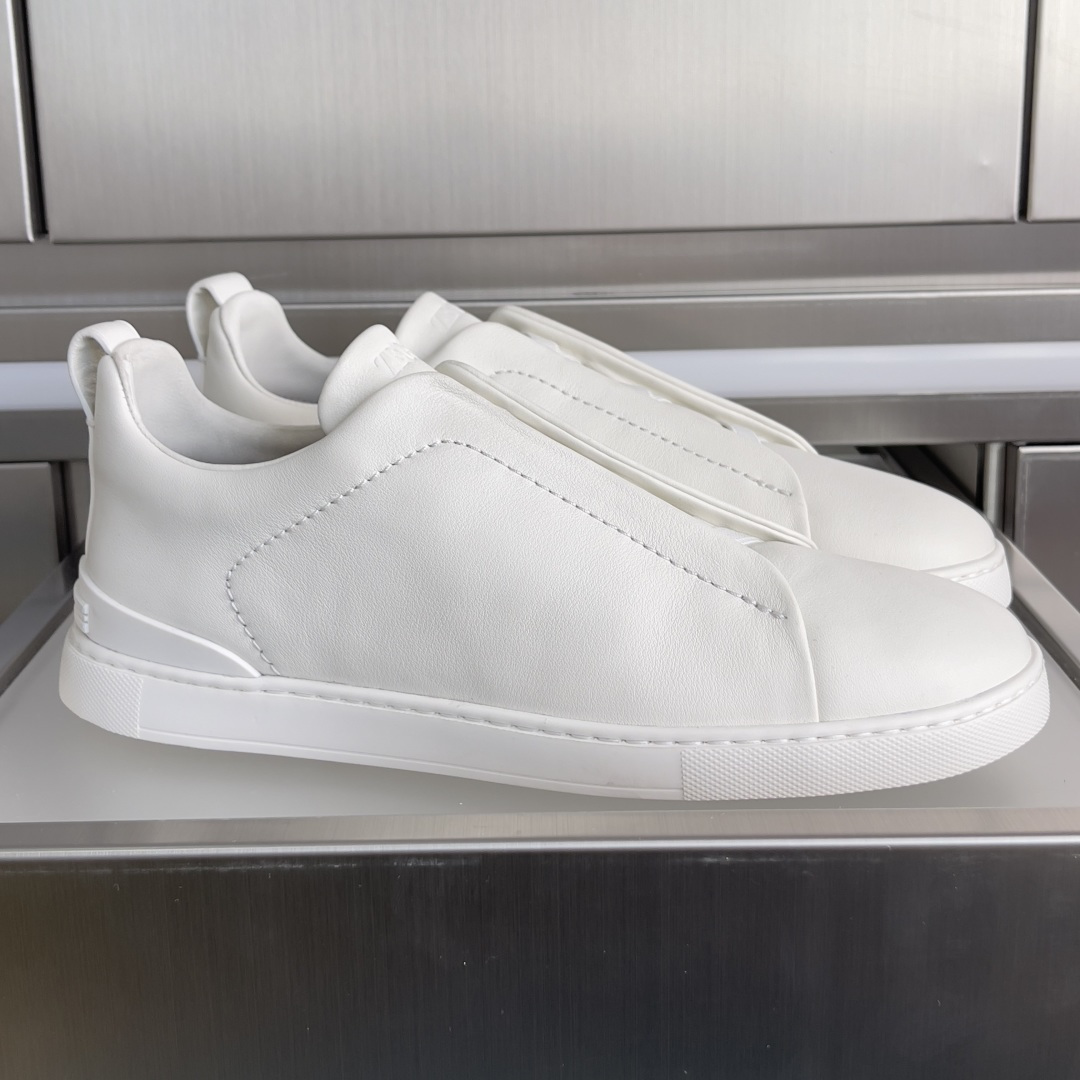 Ermenegildo Zegna ZEGNA 杰尼亚 Triple Stitch™ SECONDSKIN系列 男士 休闲 运动鞋 滑板鞋 小白鞋