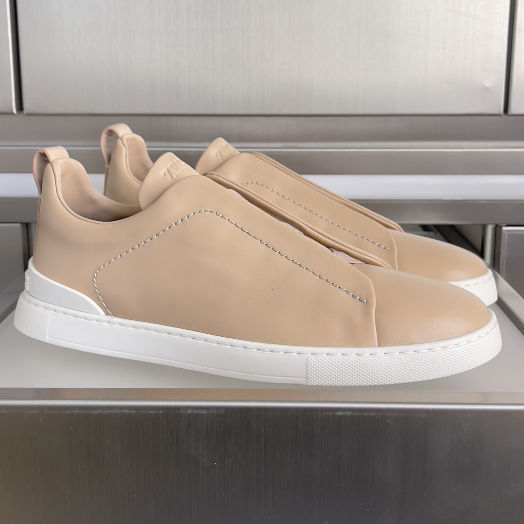 Ermenegildo Zegna ZEGNA 杰尼亚 Triple Stitch™ SECONDSKIN系列 男士 休闲 运动鞋 滑板鞋 小白鞋