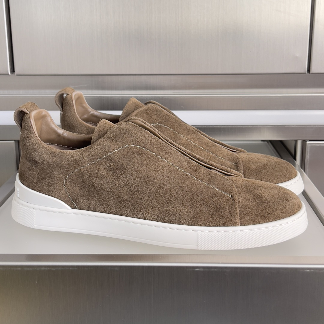 Ermenegildo Zegna ZEGNA 杰尼亚 Triple Stitch™ SECONDSKIN系列 男士 休闲 运动鞋 滑板鞋 小白鞋