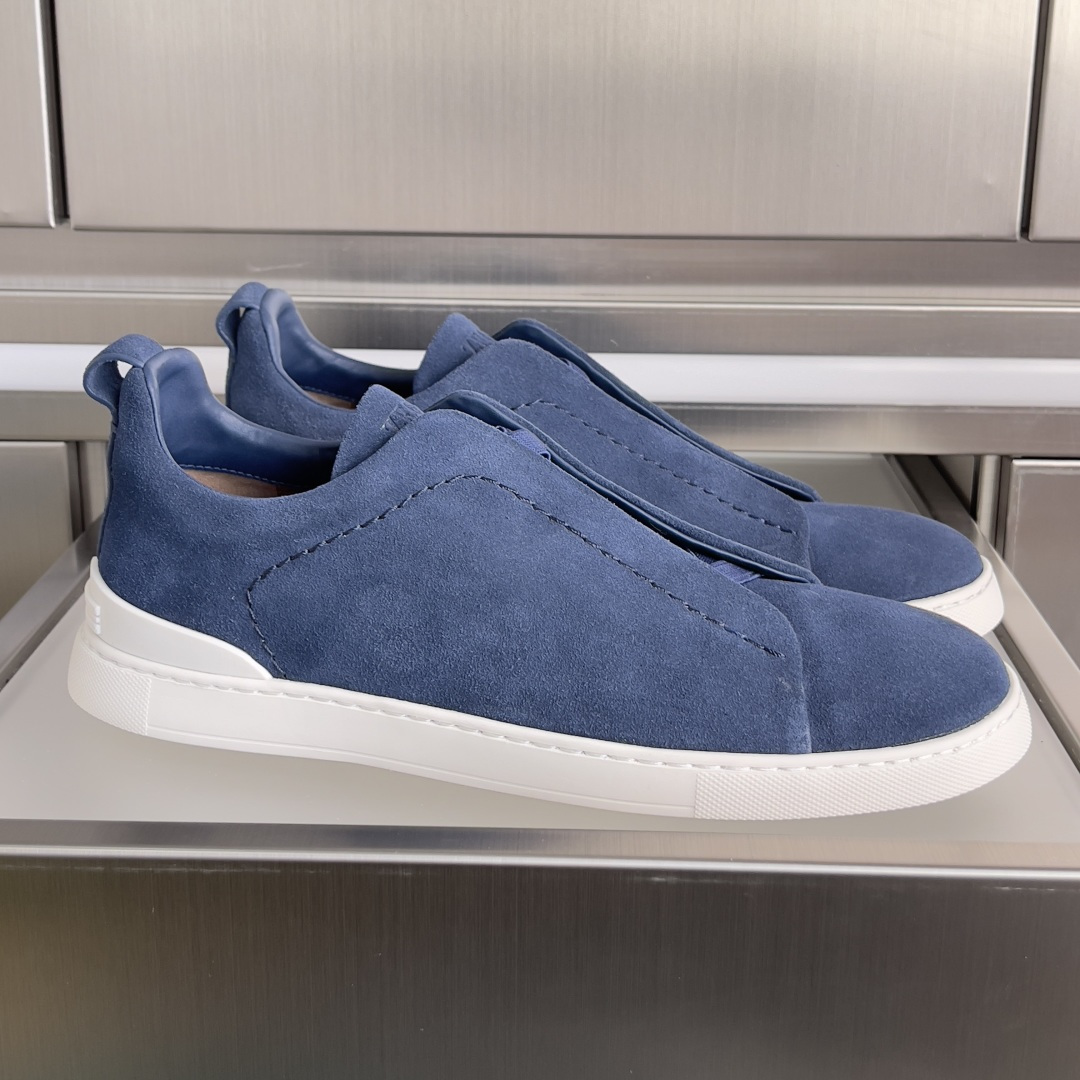 Ermenegildo Zegna ZEGNA 杰尼亚 Triple Stitch™ SECONDSKIN系列 男士 休闲 运动鞋 滑板鞋 小白鞋