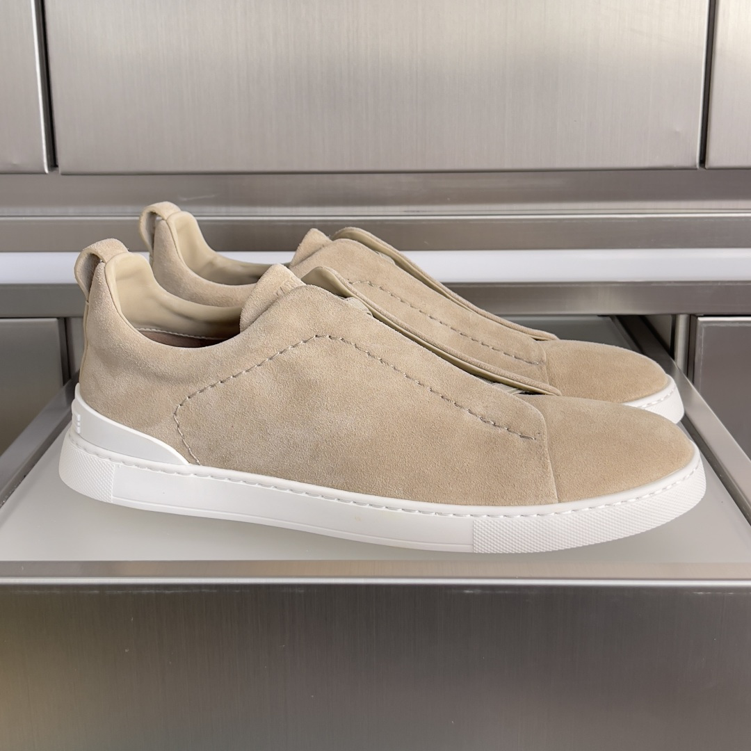 Ermenegildo Zegna ZEGNA 杰尼亚 Triple Stitch™ SECONDSKIN系列 男士 休闲 运动鞋 滑板鞋 小白鞋