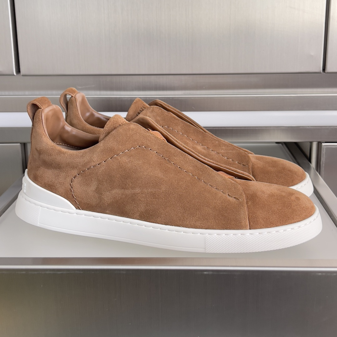 Ermenegildo Zegna ZEGNA 杰尼亚 Triple Stitch™ SECONDSKIN系列 男士 休闲 运动鞋 滑板鞋 小白鞋