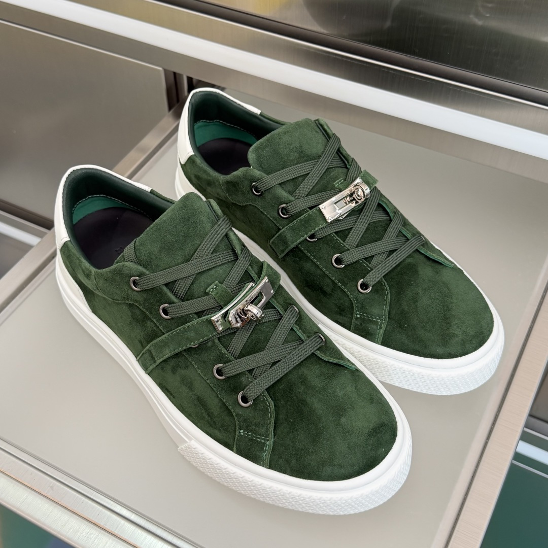 Hermès Hermes爱马仕 H家 Day系列 Kelly扣 休闲 运动鞋 小白鞋