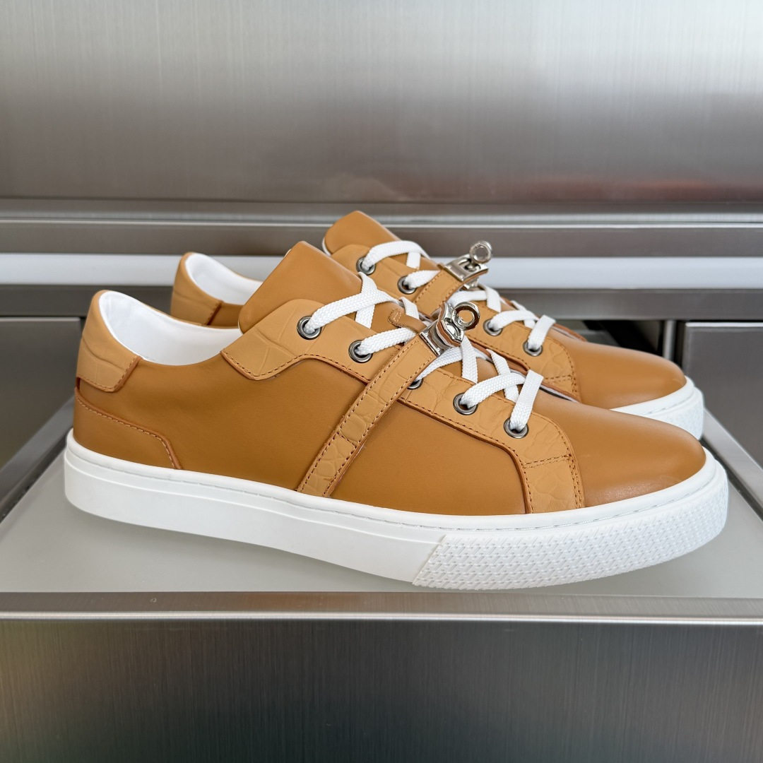 Hermès Hermes爱马仕 H家 Day系列 Kelly扣 休闲 运动鞋 小白鞋