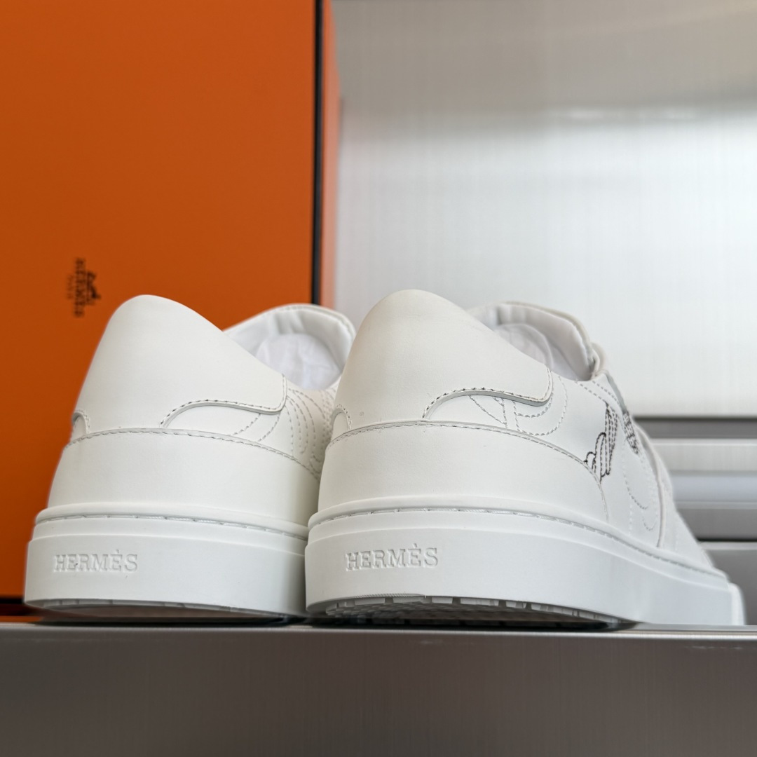 Hermès Hermes爱马仕 H家 Day系列 Kelly扣 休闲 运动鞋 小白鞋