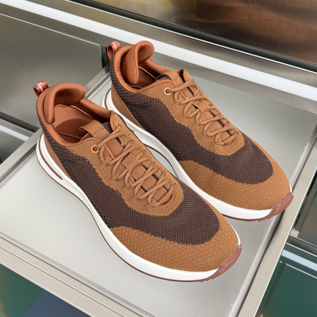 Loro Piana Loro Piana 诺悠翩雅Week End Walk系列 LP厚底 飞织 休闲 运动鞋