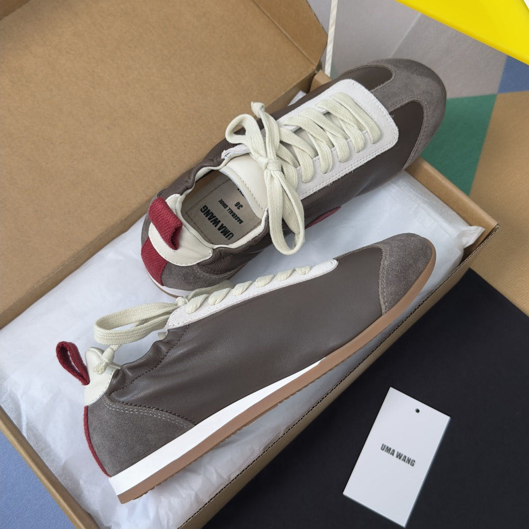 Alexander Wang UMA WANG 最新款 麂皮拼接 德训鞋 休闲 运动鞋