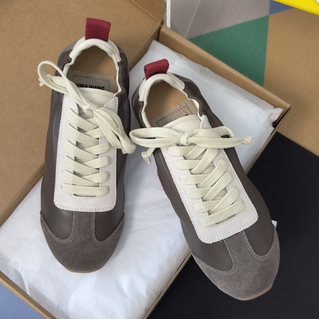 Alexander Wang UMA WANG 最新款 麂皮拼接 德训鞋 休闲 运动鞋