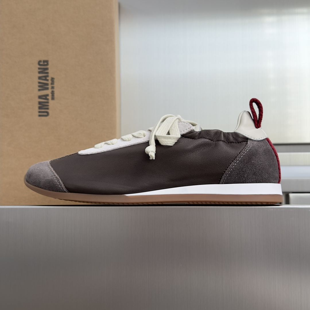 Alexander Wang UMA WANG 最新款 麂皮拼接 德训鞋 休闲 运动鞋