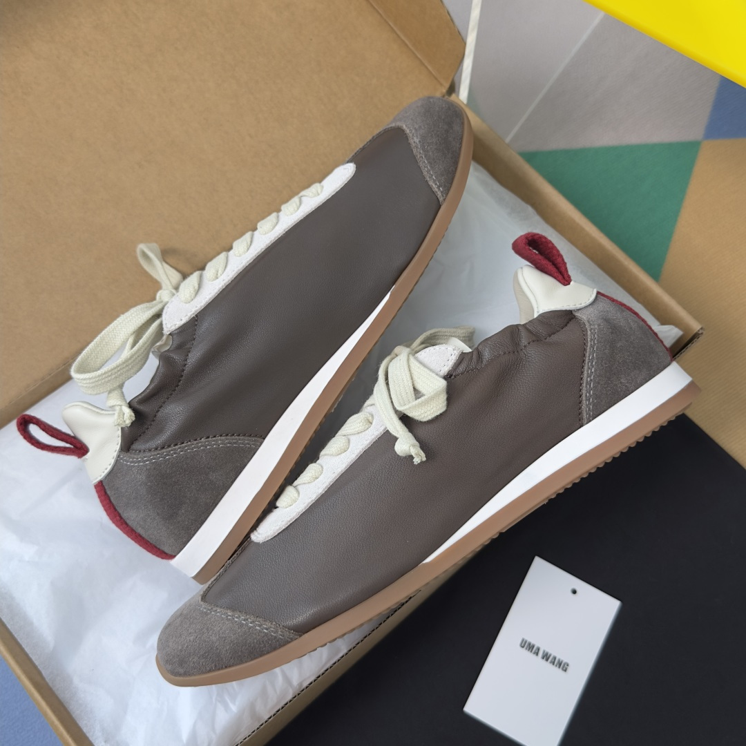 Alexander Wang UMA WANG 最新款 麂皮拼接 德训鞋 休闲 运动鞋