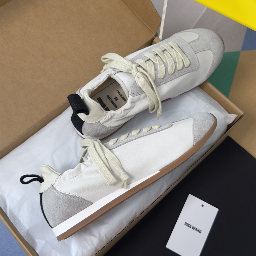 Alexander Wang UMA WANG 最新款 麂皮拼接 德训鞋 休闲 运动鞋