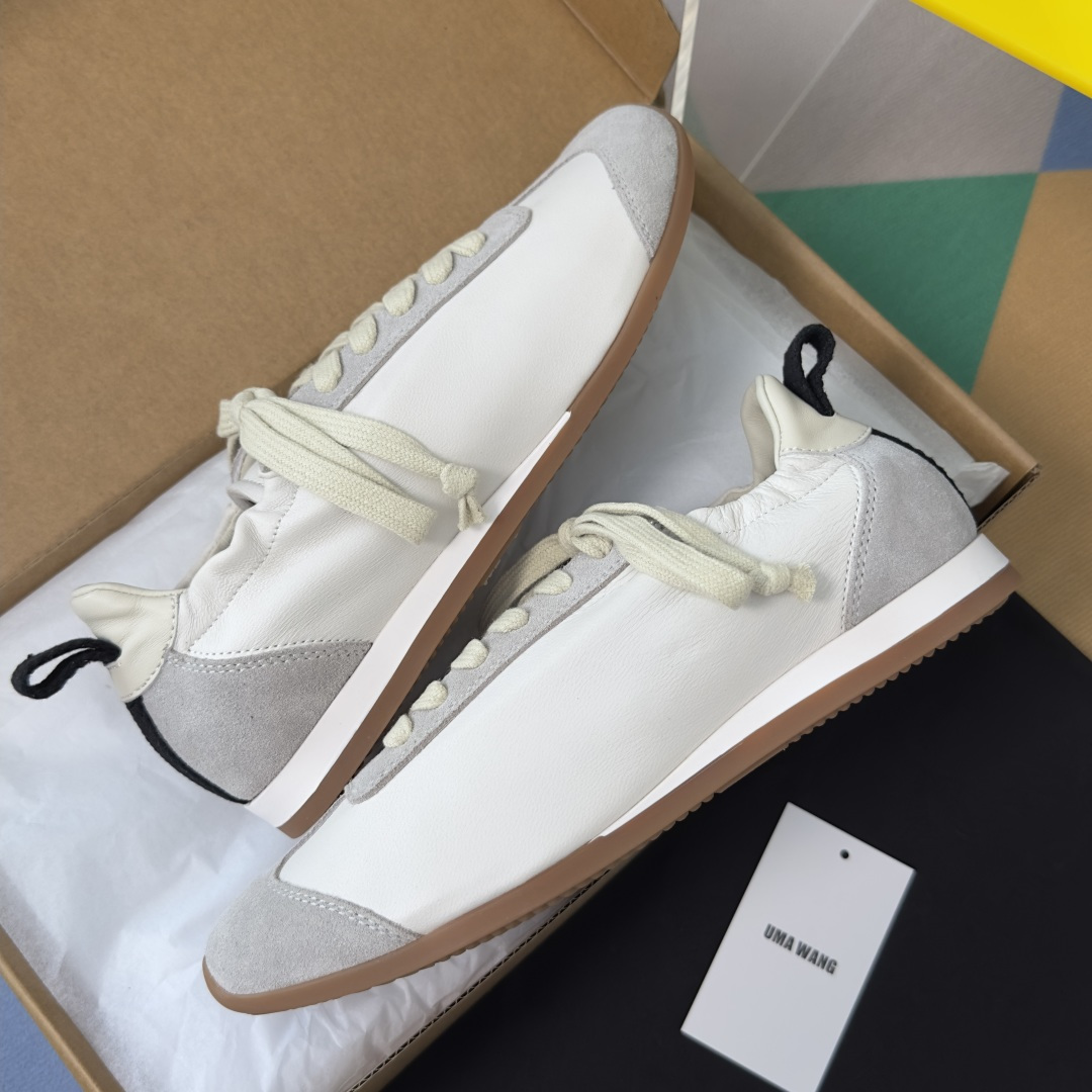 Alexander Wang UMA WANG 最新款 麂皮拼接 德训鞋 休闲 运动鞋