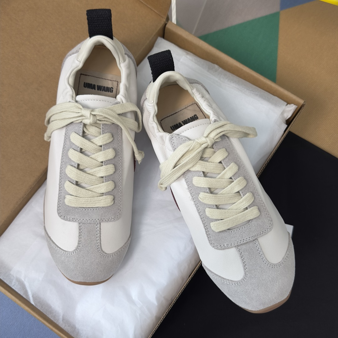 Alexander Wang UMA WANG 最新款 麂皮拼接 德训鞋 休闲 运动鞋