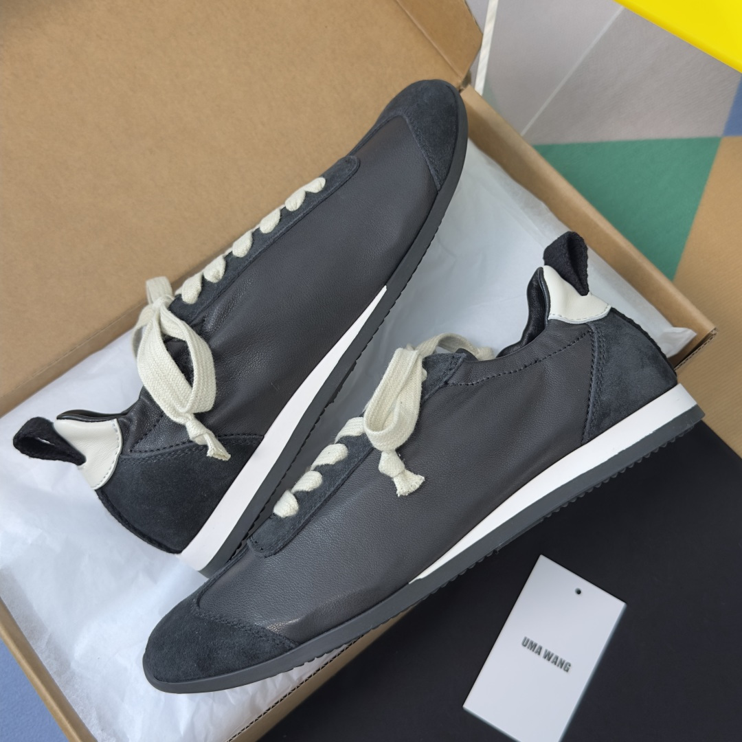 Alexander Wang UMA WANG 最新款 麂皮拼接 德训鞋 休闲 运动鞋