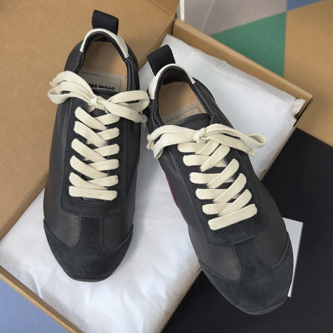 Alexander Wang UMA WANG 最新款 麂皮拼接 德训鞋 休闲 运动鞋