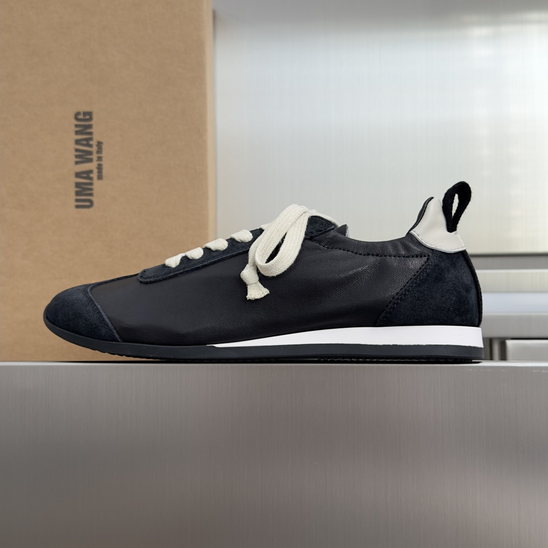 Alexander Wang UMA WANG 最新款 麂皮拼接 德训鞋 休闲 运动鞋
