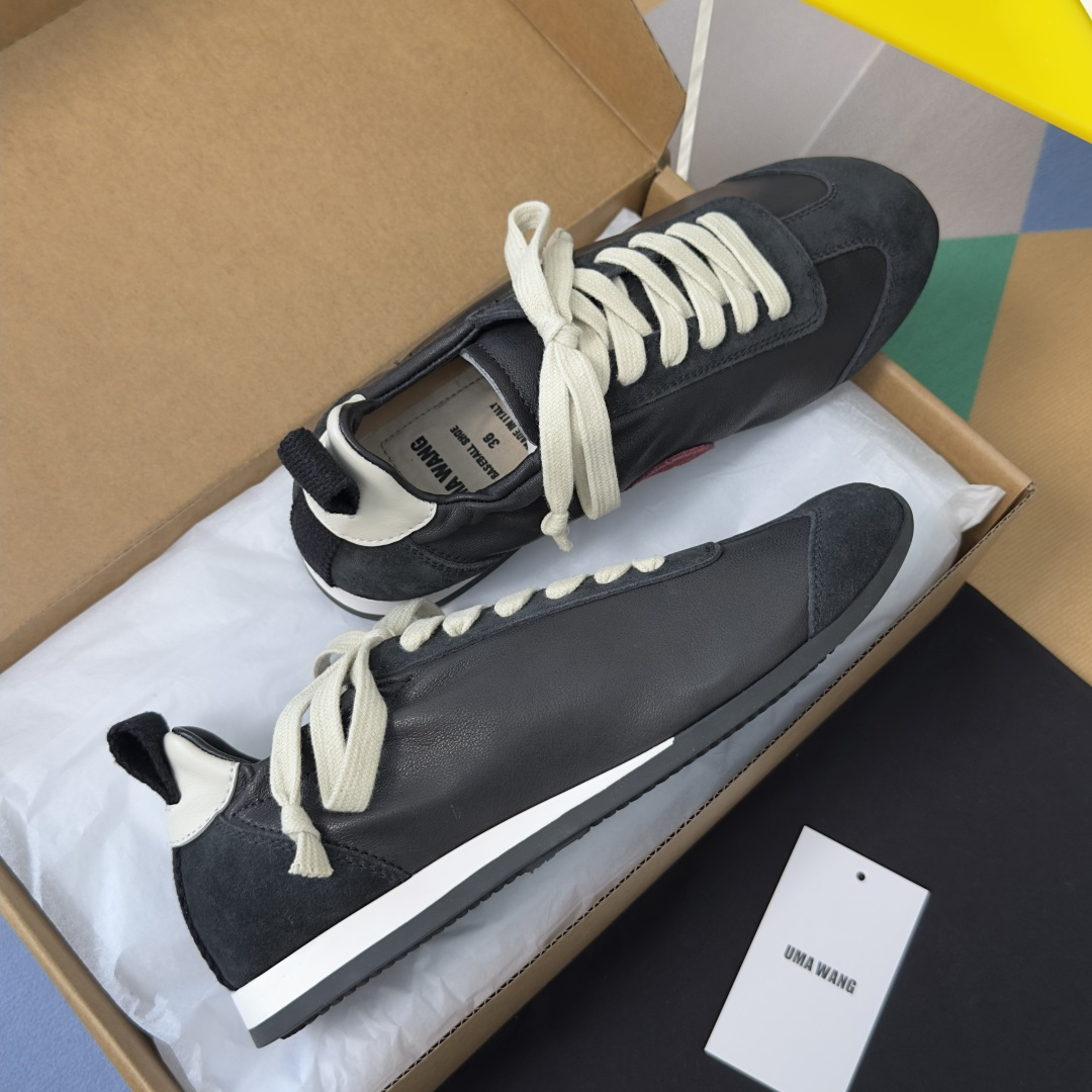 Alexander Wang UMA WANG 最新款 麂皮拼接 德训鞋 休闲 运动鞋