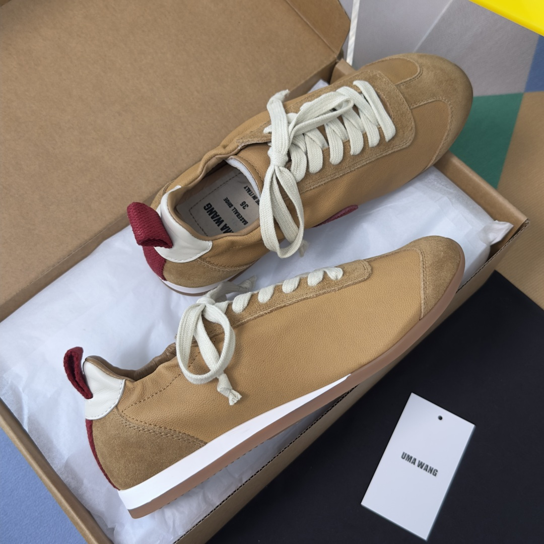 Alexander Wang UMA WANG 最新款 麂皮拼接 德训鞋 休闲 运动鞋