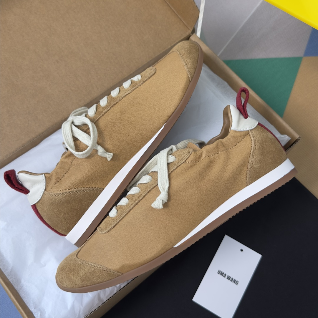 Alexander Wang UMA WANG 最新款 麂皮拼接 德训鞋 休闲 运动鞋