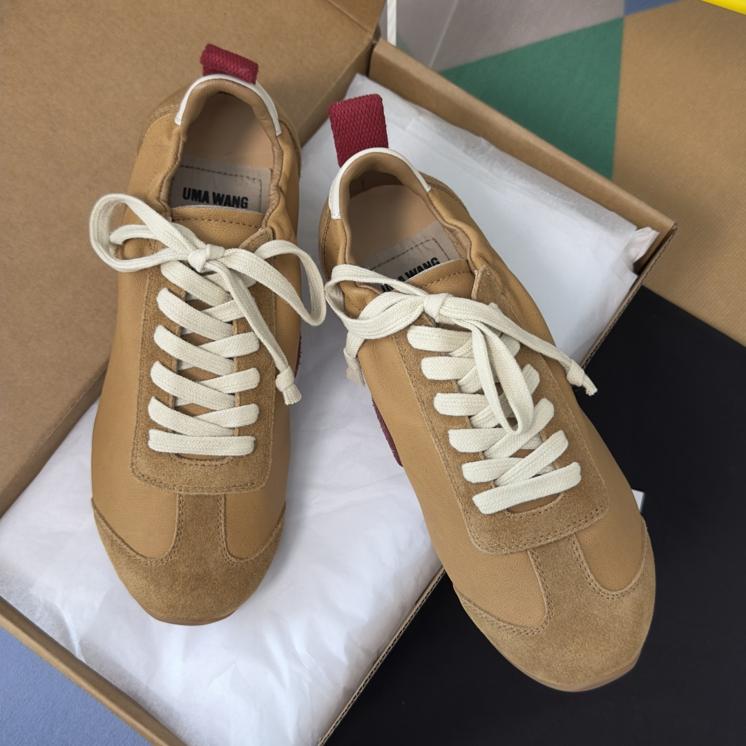 Alexander Wang UMA WANG 最新款 麂皮拼接 德训鞋 休闲 运动鞋