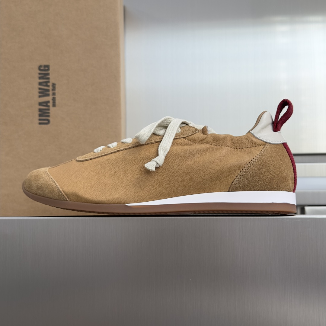 Alexander Wang UMA WANG 最新款 麂皮拼接 德训鞋 休闲 运动鞋
