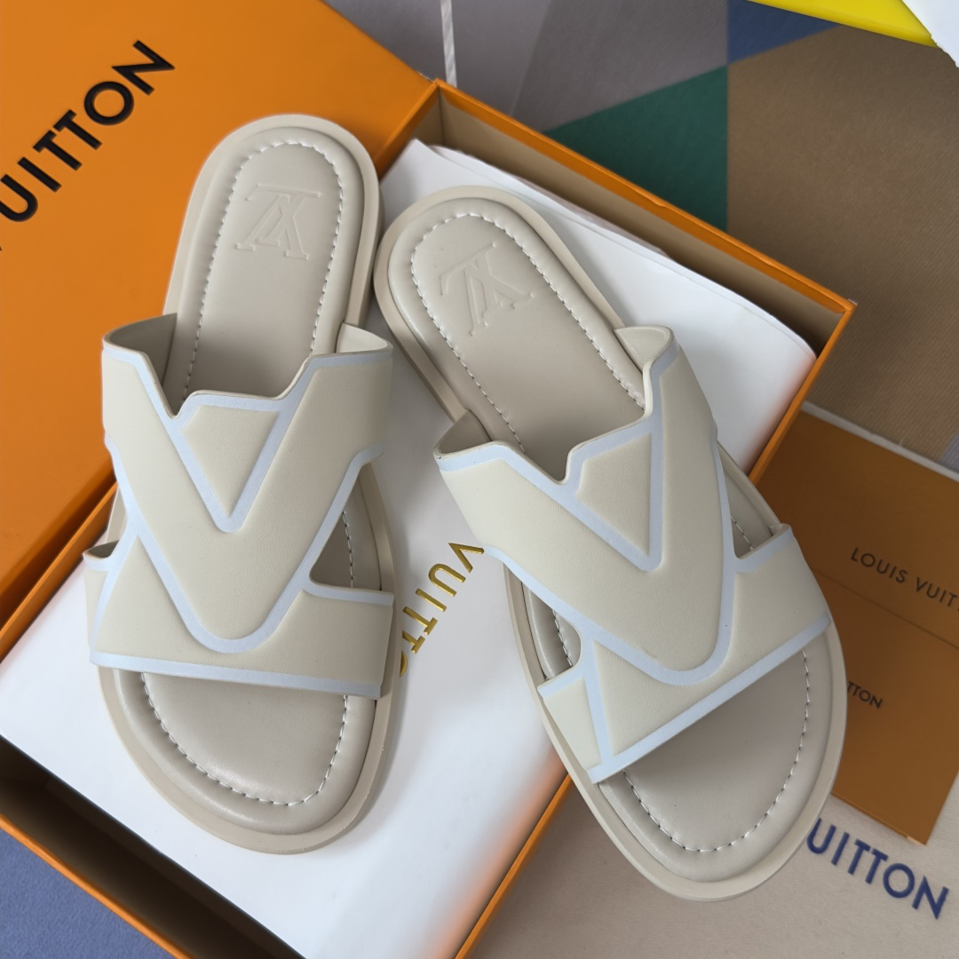Louis Vuitton LV路易威登 L家 驴牌 最新Oasis系列 老花 凉鞋 拖鞋