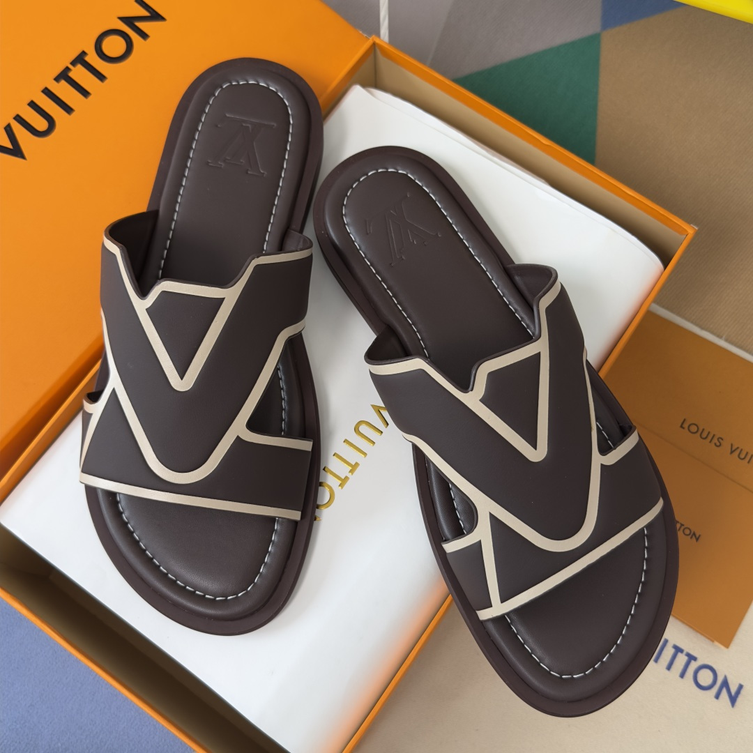 Louis Vuitton LV路易威登 L家 驴牌 最新Oasis系列 老花 凉鞋 拖鞋