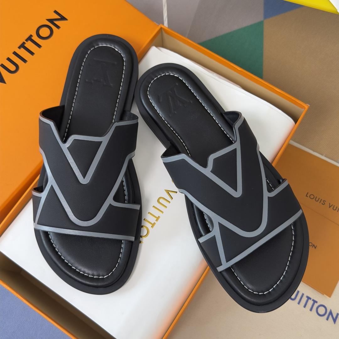 Louis Vuitton LV路易威登 L家 驴牌 最新Oasis系列 老花 凉鞋 拖鞋