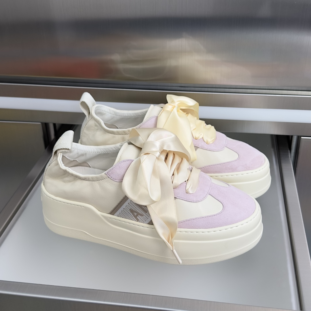 Ferragamo Ferragamo菲拉格慕 最新Vara系列 丝带蝴蝶结 芭蕾舞 厚底 休闲 运动鞋