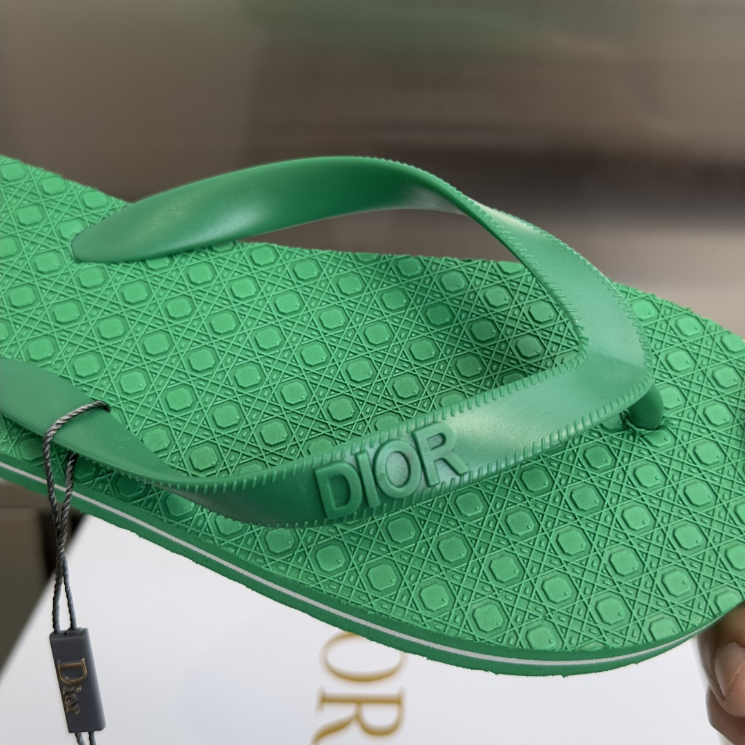 Dior Dior迪奥 26SS 新款 夹脚 人字拖鞋 平底 懒人 凉拖鞋