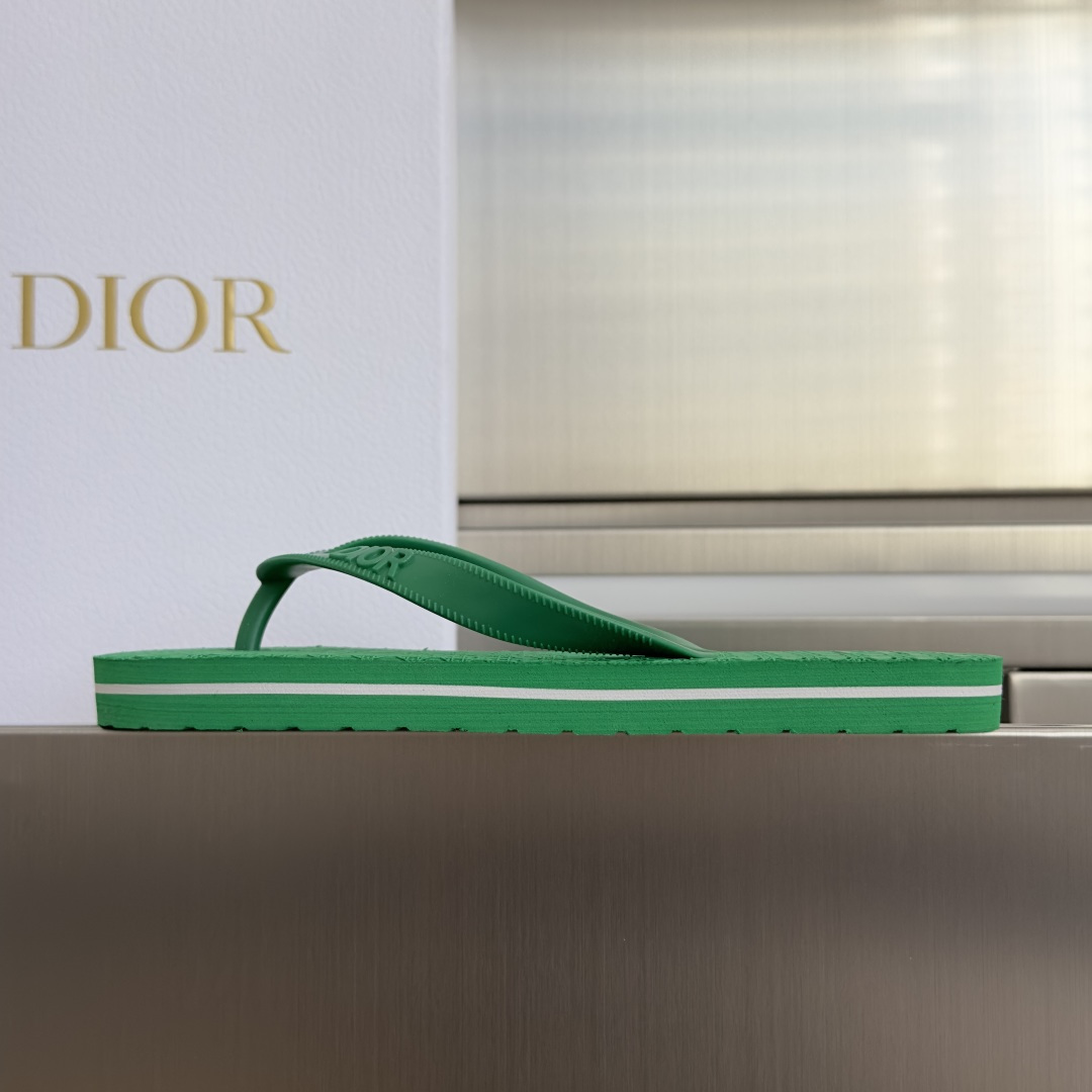 Dior Dior迪奥 26SS 新款 夹脚 人字拖鞋 平底 懒人 凉拖鞋