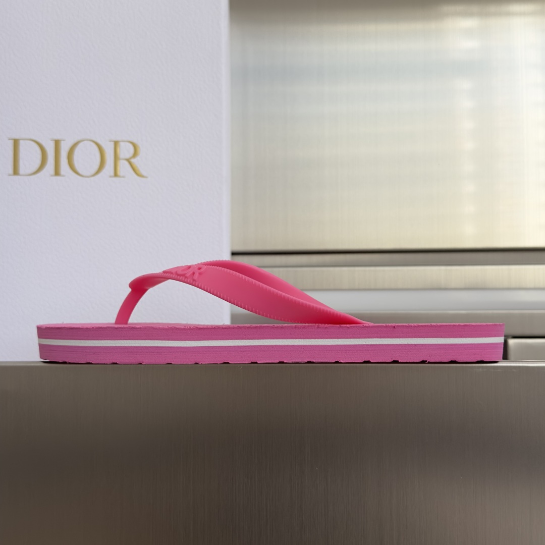Dior Dior迪奥 26SS 新款 夹脚 人字拖鞋 平底 懒人 凉拖鞋