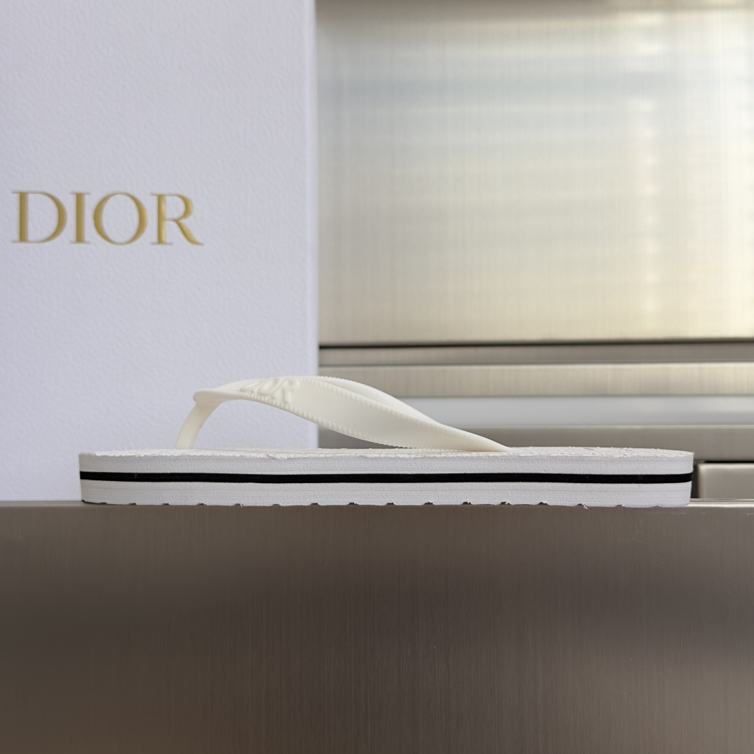 Dior Dior迪奥 26SS 新款 夹脚 人字拖鞋 平底 懒人 凉拖鞋