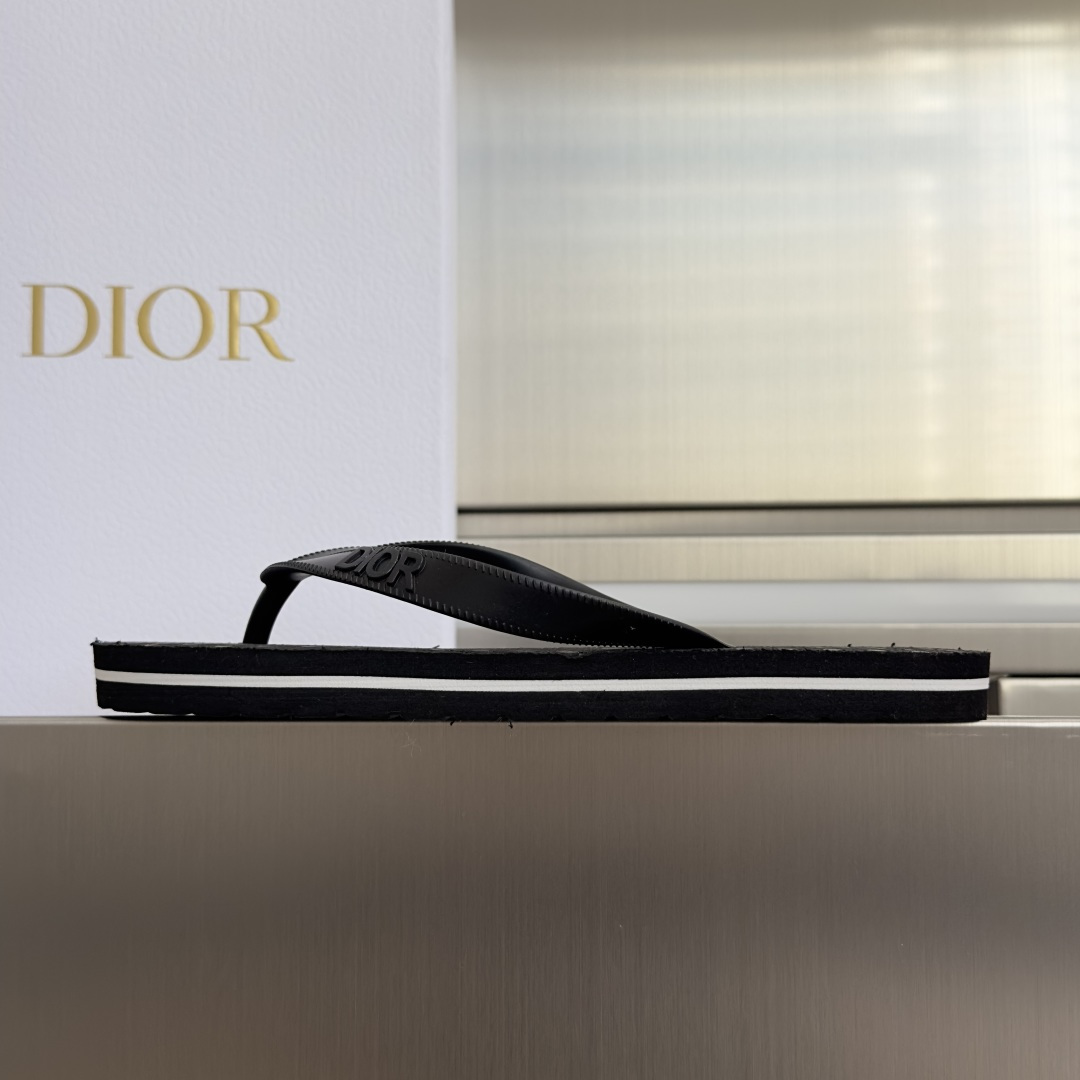Dior Dior迪奥 26SS 新款 夹脚 人字拖鞋 平底 懒人 凉拖鞋