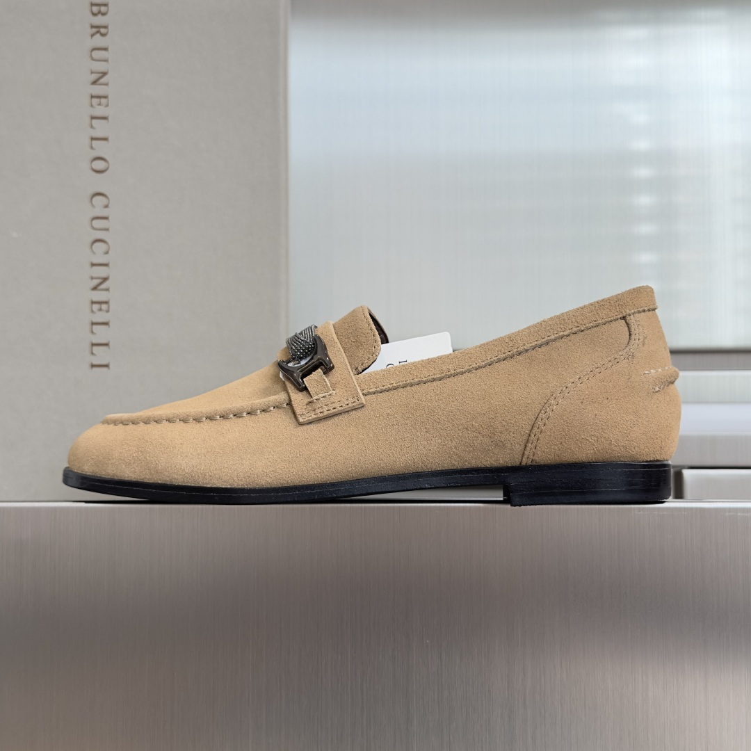 Brunello Cucinelli Brunello Cucinelie 布鲁内诺库奇内利 BC镶珠 乐福鞋