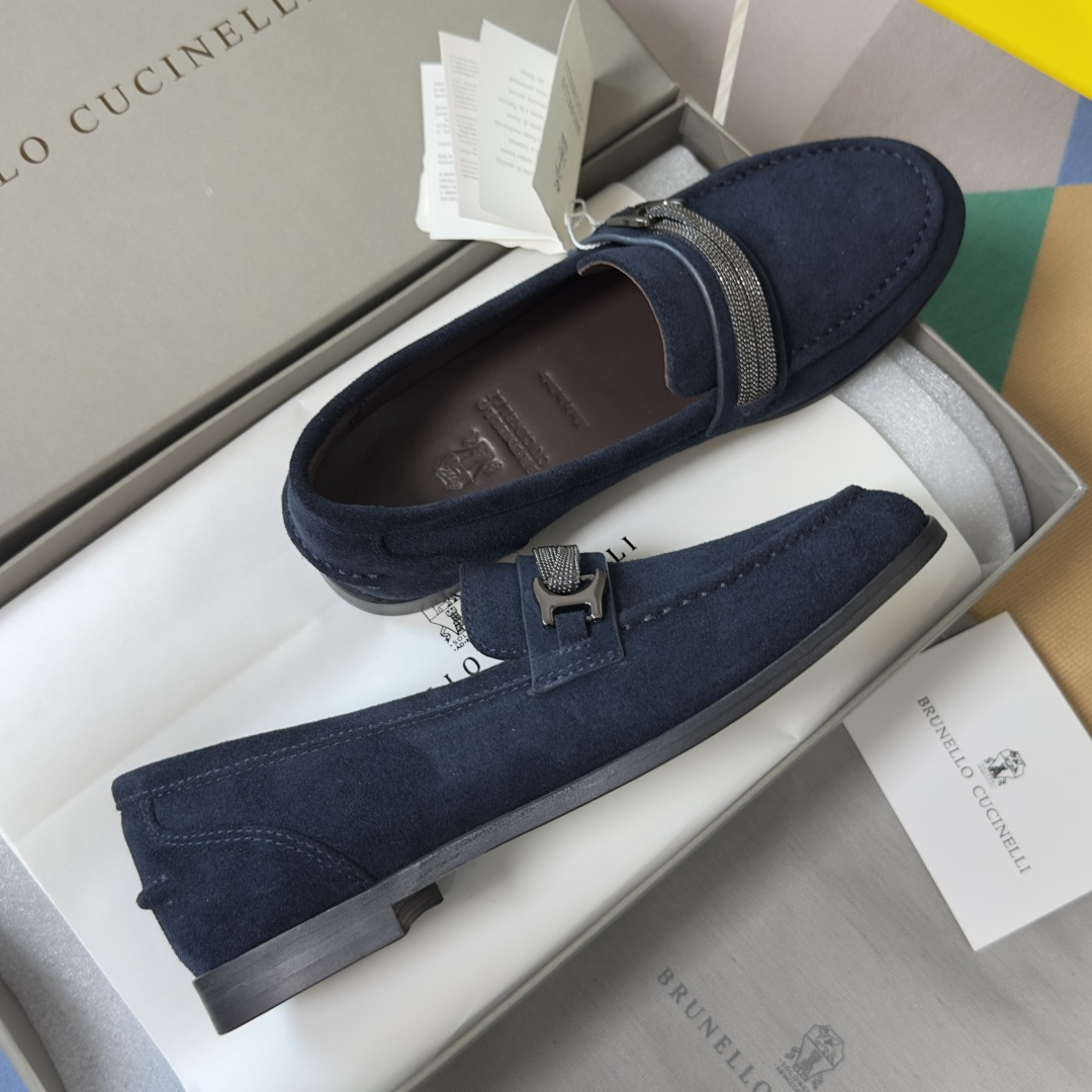 Brunello Cucinelli Brunello Cucinelie 布鲁内诺库奇内利 BC镶珠 乐福鞋