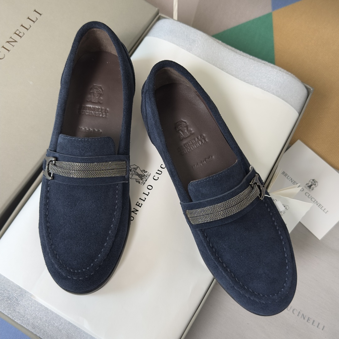 Brunello Cucinelli Brunello Cucinelie 布鲁内诺库奇内利 BC镶珠 乐福鞋