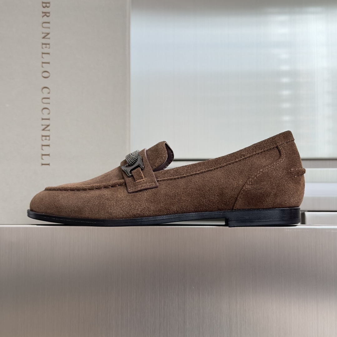 Brunello Cucinelli Brunello Cucinelie 布鲁内诺库奇内利 BC镶珠 乐福鞋