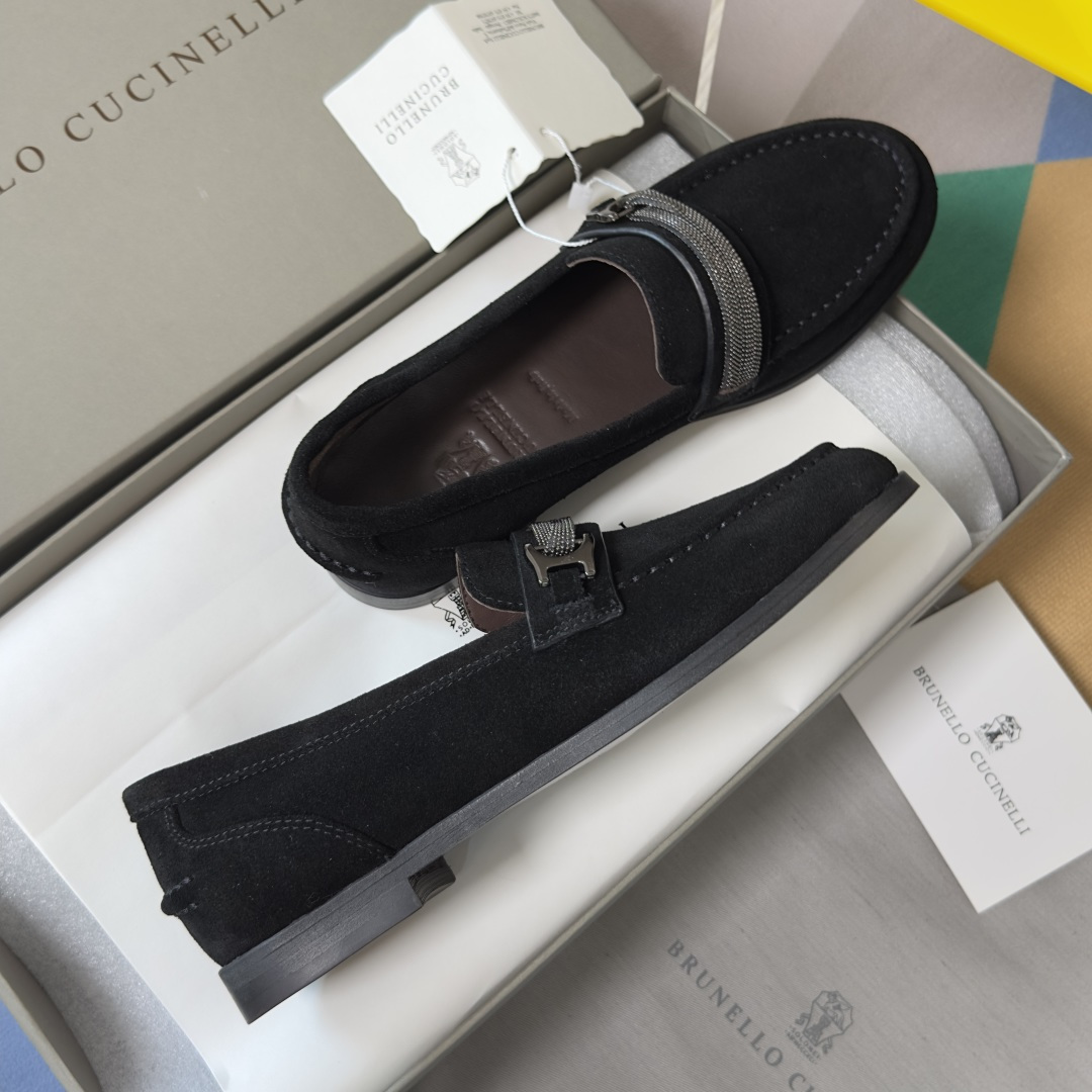 Brunello Cucinelli Brunello Cucinelie 布鲁内诺库奇内利 BC镶珠 乐福鞋