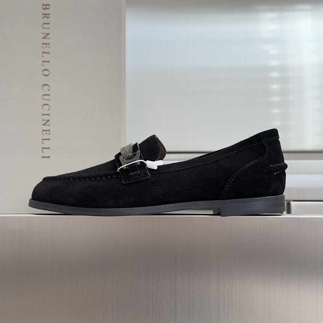 Brunello Cucinelli Brunello Cucinelie 布鲁内诺库奇内利 BC镶珠 乐福鞋