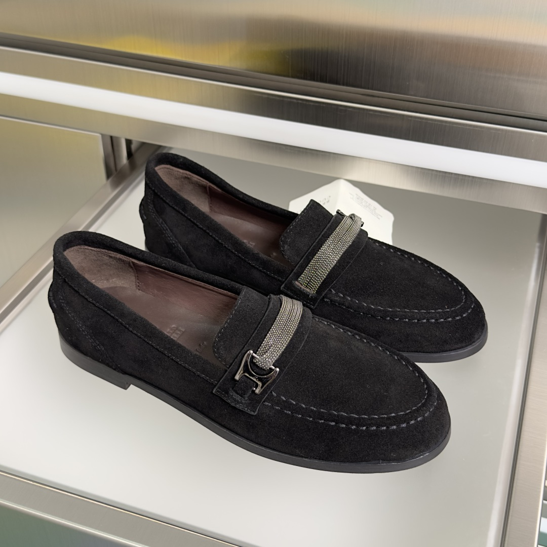 Brunello Cucinelli Brunello Cucinelie 布鲁内诺库奇内利 BC镶珠 乐福鞋