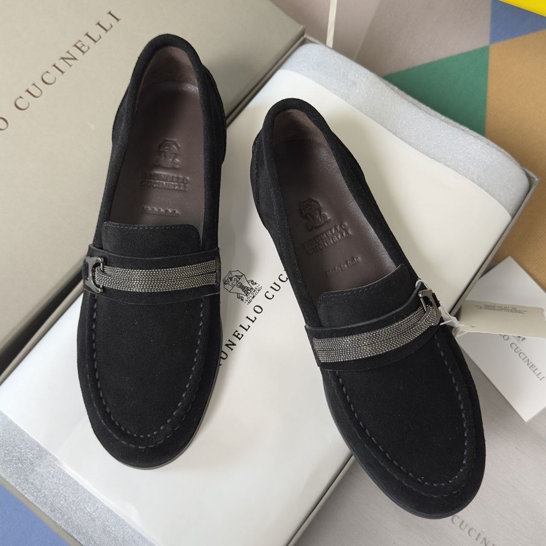 Brunello Cucinelli Brunello Cucinelie 布鲁内诺库奇内利 BC镶珠 乐福鞋