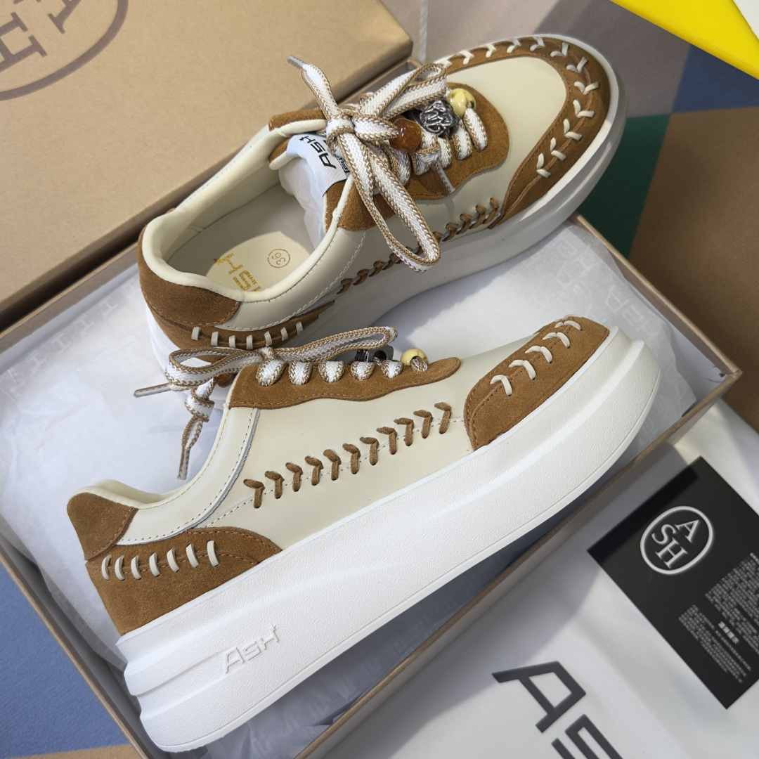 Alexander McQueen ASH 新款INDY 厚底 小白鞋 休闲运动鞋