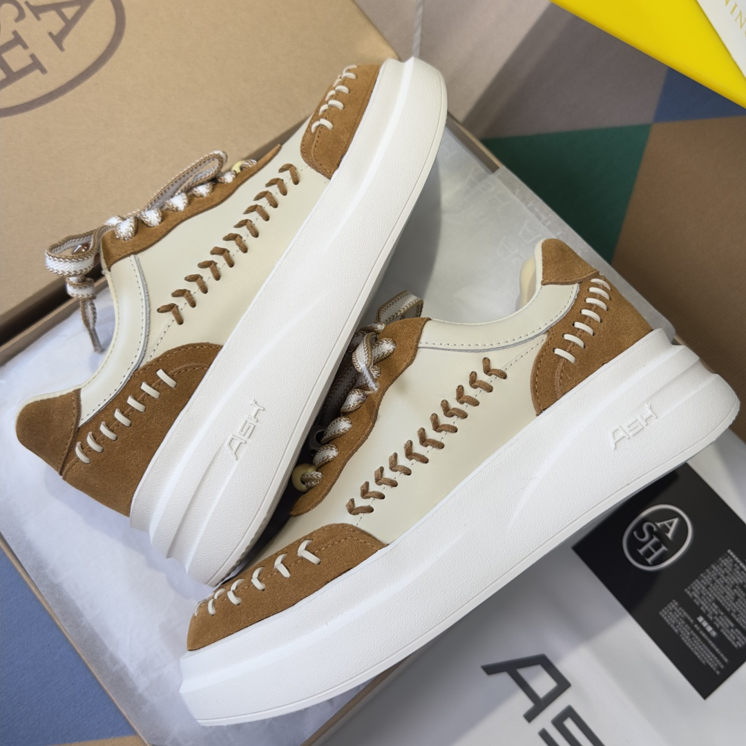 Alexander McQueen ASH 新款INDY 厚底 小白鞋 休闲运动鞋