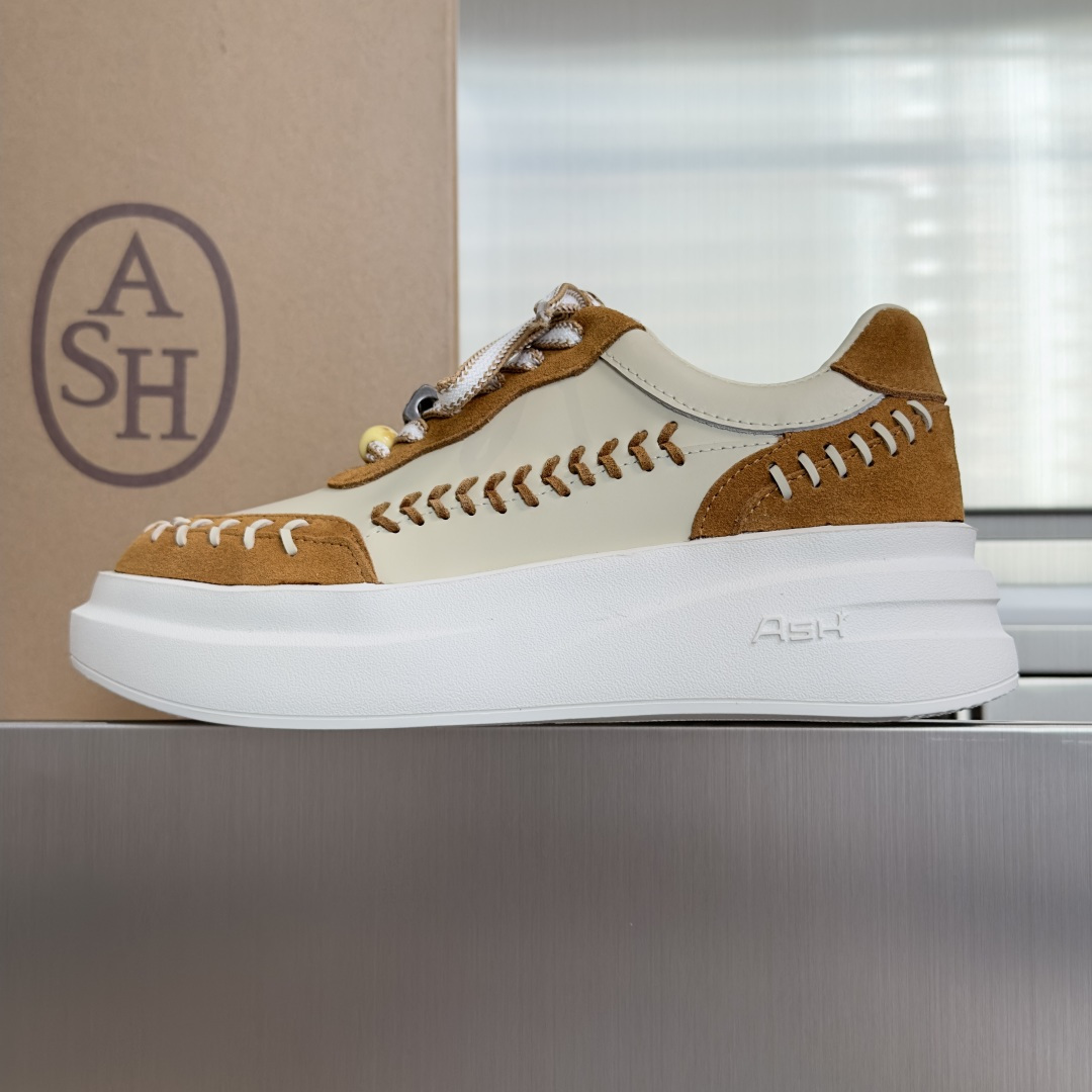 Alexander McQueen ASH 新款INDY 厚底 小白鞋 休闲运动鞋