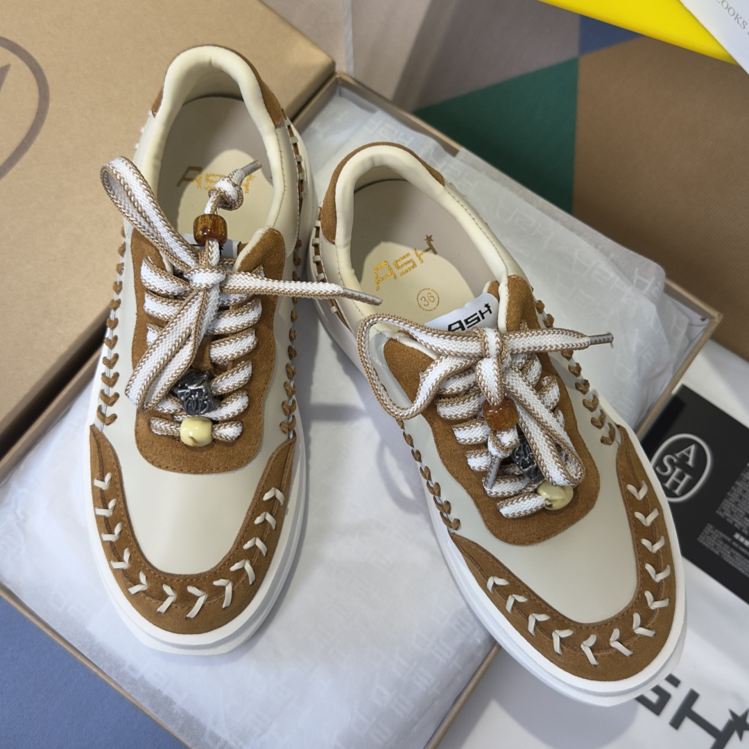Alexander McQueen ASH 新款INDY 厚底 小白鞋 休闲运动鞋