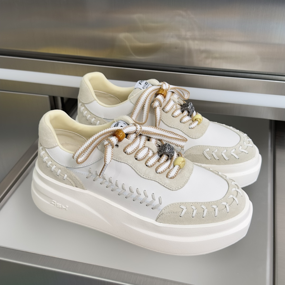 Alexander McQueen ASH 新款INDY 厚底 小白鞋 休闲运动鞋